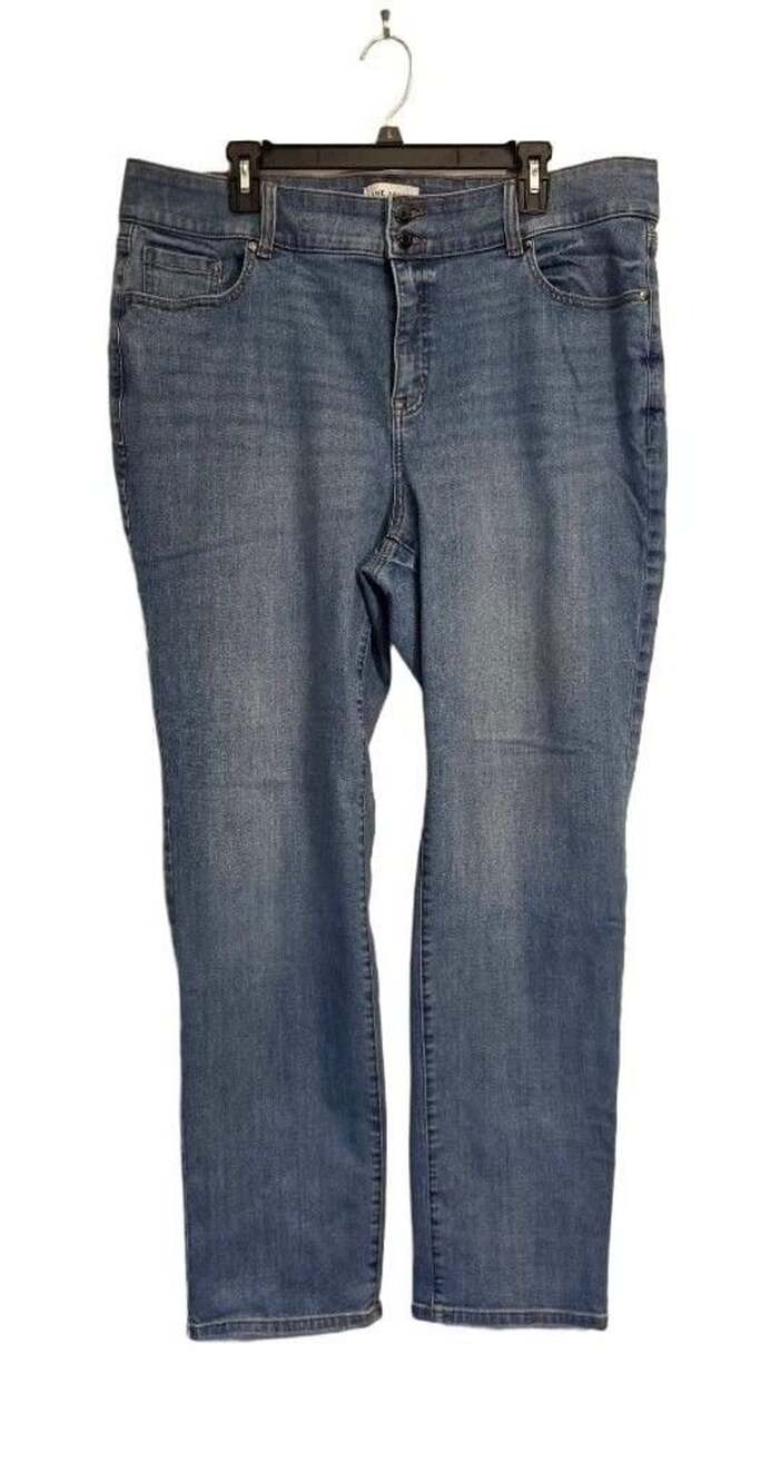 Lane Bryant Jeans Size 20 Blue Straight Leg Denim Pants